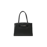 Plein Sport Chic Ebony Tote with Silver Logo Accent -   -  Plein Sport.
